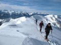 024_Der Gipfelgrat ist erreicht     Blick in die Niederen Tauern